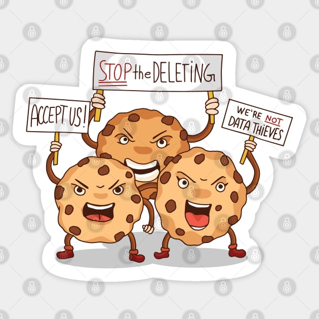 Cookies Protest Sticker by Shalini Kaushal